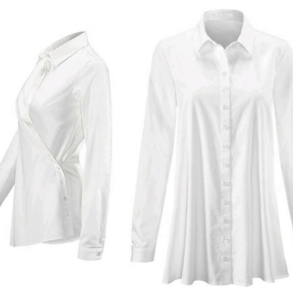 CAbi NWT Shirt It’s A Wrap Button Down Long Sleeve #3291 Office Casual Medium